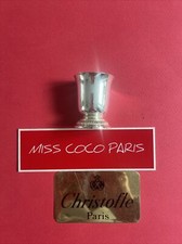 COQUETIER  CHRISTOFLE GAUDRONS  METAL ARGENTE 4,5x5,5CM TRÈS BEL ÉTAT N10