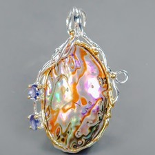 Pendentif coquille d'ormeau