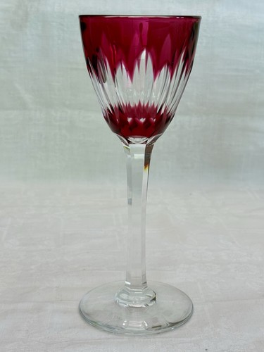 Verre pied cristal de - a,