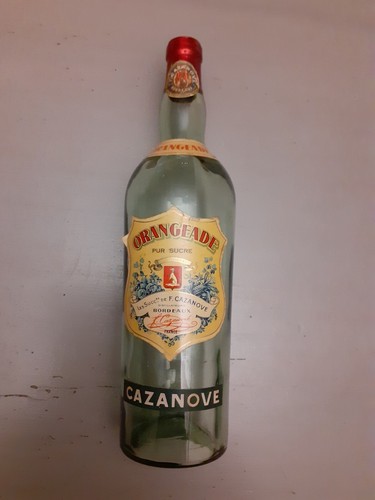 Bouteille ancienne orangeade - bouteille,