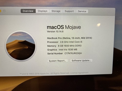 Macbook pro retina - retina, 13-inch
