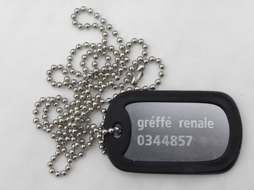 Plaque alerte medicale - plaque,