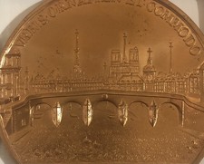 MÉDAILLE EN CUIVRE LOUIS XIV