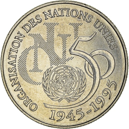 Monnaie france onu 5 - france,,