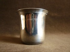 GOBELET CURON Argent massif, Poinçon Vieillard 1819 - 1838