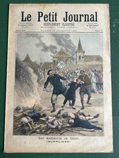 1891  CHINE - LES MASSACRES -