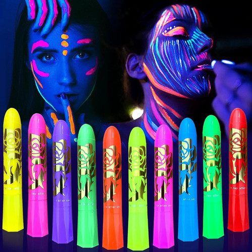 Glow the dark face body - dark,