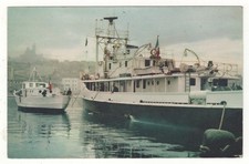 CP BATEAU - NAVIRE " LA CALYPSO " (Jean-Yves COUSTEAU) et L'ESPADON - Format CPA