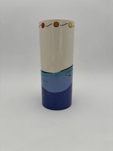 Vase cylindrique faïence - vase,