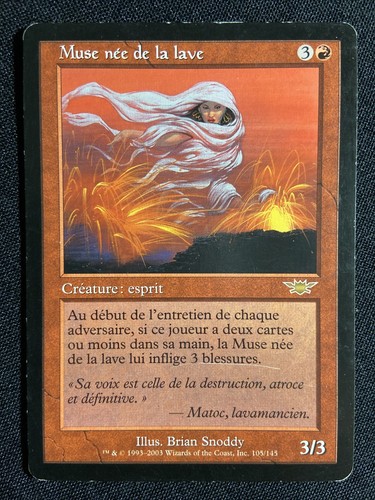 Carte magic rare muse - magic, fr