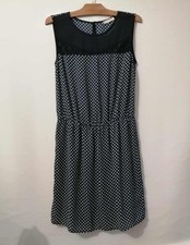 Robe bleu marine bas doublé polyester T36 Promod (2206282)