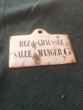 Plaque Émaillée Hôtel