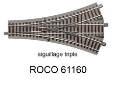 ROCO Aiguillage triple 200 mm