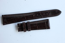 PATEK PHILIPPE Bracelet montre cuir brun 21 mm (36769)