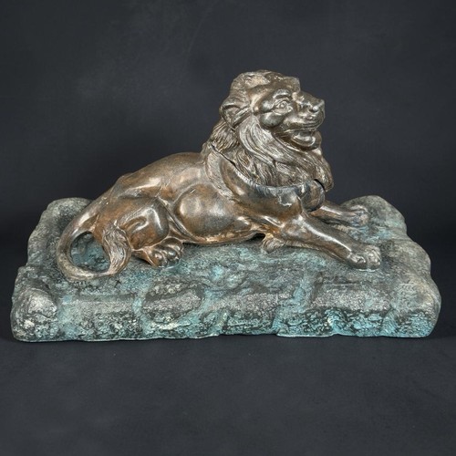 Ancien encrier lion régule - ancien,