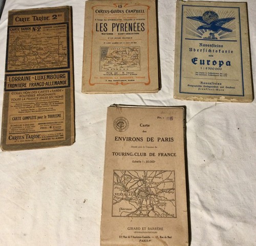 Cartes routieres anciennes - cartes,