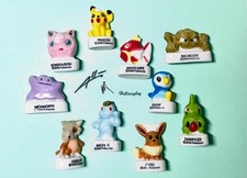 Série de Fève POKEMON ATTRAPE MOI  2019 Complète 10 Fèves