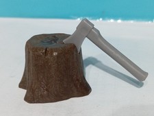 PLAYMOBIL TOCON HACHE BOIS MAISON JARDIN HANGAR BOIS CABANE VILLAGE FERME