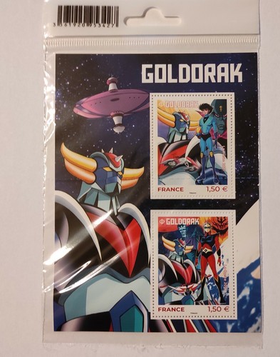 Planche timbres goldorak - 2,