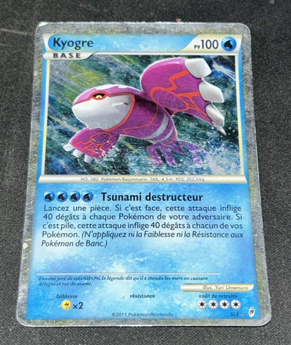 Carte pokémon kyogre - carte, sl6