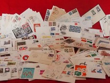 LOT DE 2KG AVEC LE CARTON LETTRES- FDC-CARTE DU MONDE ET DIVERS