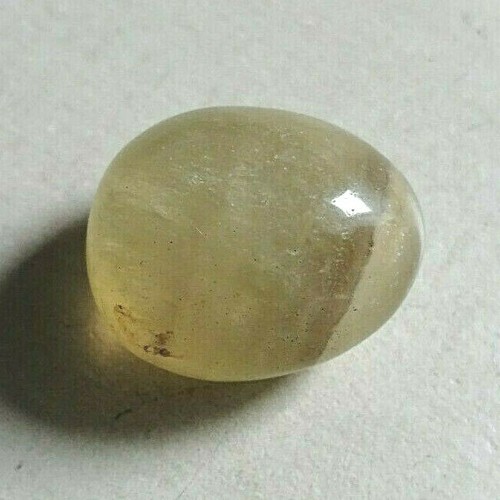 Pierre roulée fluorite - fluorite, jaune
