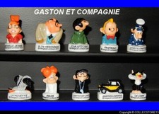 SERIE COMPLETE DE FEVES GASTON LAGAFFE ET COMPAGNIE