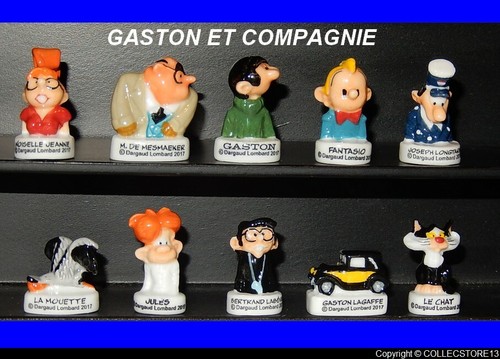 Serie complete feves gaston - complete, de