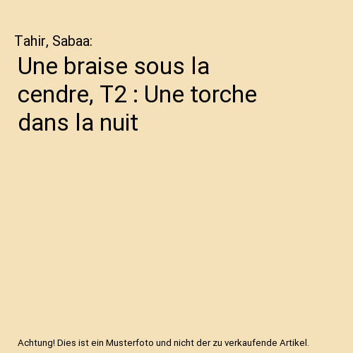 Une braise sous cendre - sous, t2