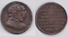 Jeton Henri IV et Louis XVIII