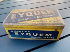 Ancienne Boîte à bougies Eyquem vintage MYTRAM essuie glaces