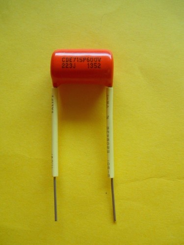 Sprague cde 715p - sprague, orange