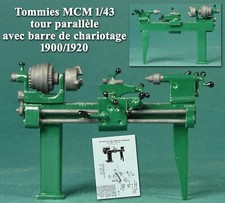 Tommies MCM 1/43, tour parallèle avec barre de chariotage 1900/1920