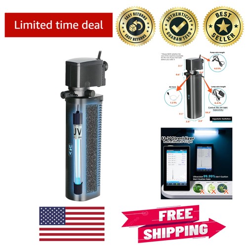 200gph aquarium filter uv - 200gph,