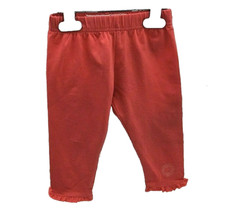 Kids Graffiti legging orange petit volant fleur fille 3 ans