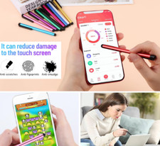 Lot 2 Stylets pour Ecran Tactile Ipad Iphone Tablette + 2 marque-page