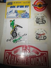 6 AUTOCOLLANTS MOTO BOL D'OR