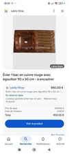 Évier En Cuivre Et Lot Objet Ancien 