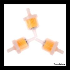 3 Filtres à Carburant UNIVERSEL Moto Kart Quad Scooter Tondeuse Motoculteur NEUF