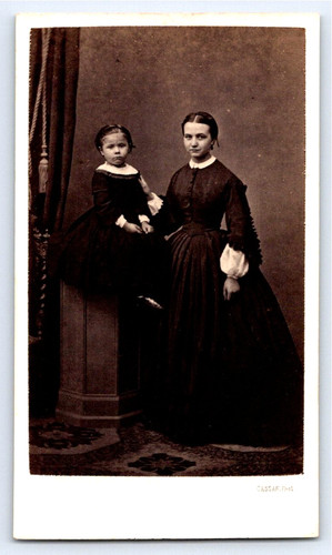 Cdv 1865 portrait familial - cdv,