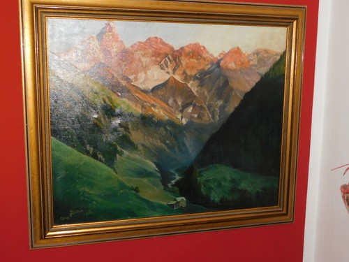 Tableau huile sur toile - tableau,