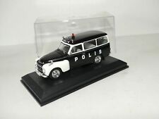 VOLVO DUETT 1953 POLIS SUEDE POLICE ATLAS 1:43