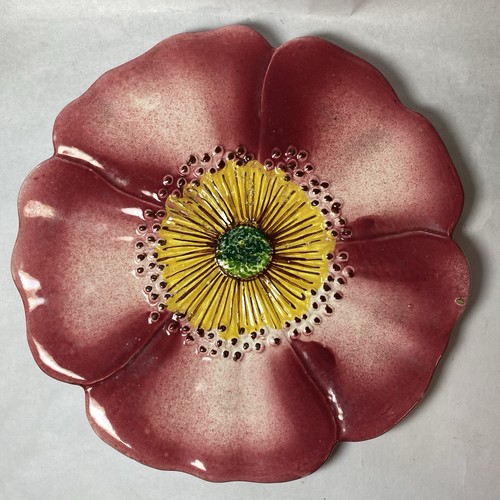 Assiette barbotine vallauris - assiette,