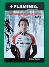 CYCLISME carte cycliste MIGLIORATI DANIELE équipe FLAMINIA 2005 Signée