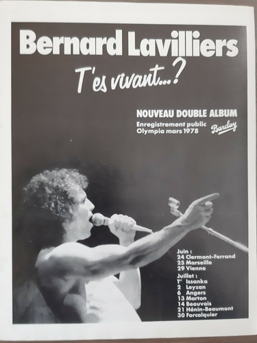Publicité advert concert