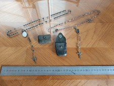Lot de 2 anciens chapelets de