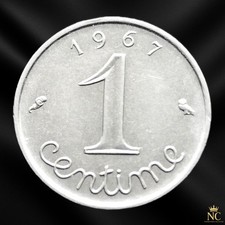 France – 1967 – 1 centime
