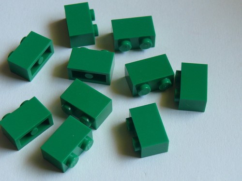 Lego briques vertes set - vertes,