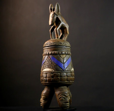 Sculpture figurine ancienne africaine yoruba d'Angola RDC pièce d'art unique ...