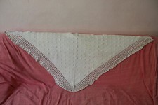 Linge ancien : châle en coton